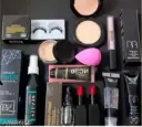 Best Makeup Combo 12 Puff,Compact Powder, Loose Powder, Concealer, Eyelashes,Fixer,
