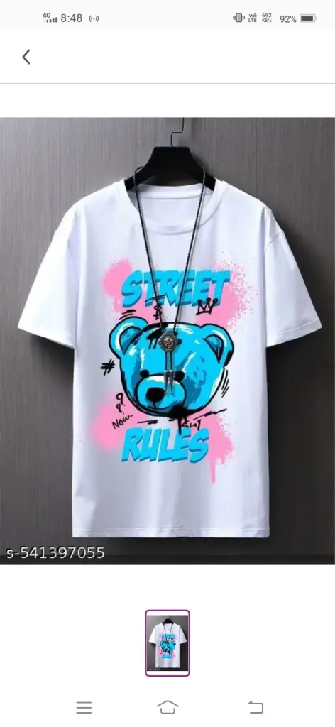 ROUND NECK SUMMER PRINTED BEAUTIFUL T-SHIRTS FOR MEN 