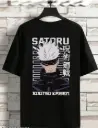 Trendy Mens Anime Back Printed Tshirt 220Gsm